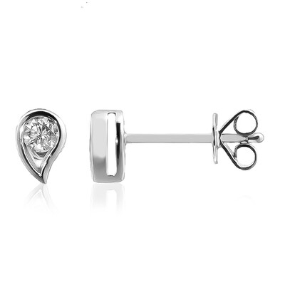 Gouden oorbellen met I1 (H) Diamanten (CIRARI)