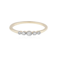 Gouden ring met een SI1 (H) Diamant