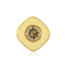 Zilveren hanger met een I3 Bruine Diamant