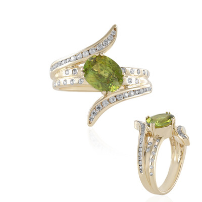 Gouden ring met een Sfeen (de Melo)