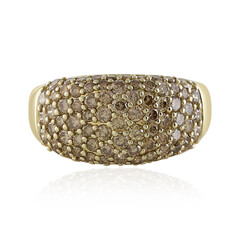 Gouden ring met I2 Champagne Diamanten (de Melo)