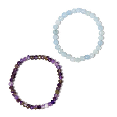 Armband met Chevron Amethisten