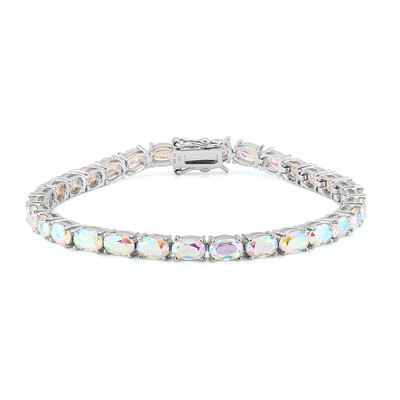 Zilveren armband met maanlicht kwartskristallen
