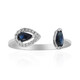 Gouden ring met een Blauwe Ceylon saffier