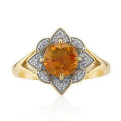 Gouden ring met een sfaleriet