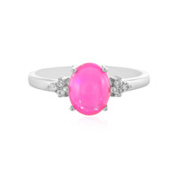 Zilveren ring met een Roze Ethopische Opaal