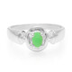 Zilveren herenring met een keizerlijk chrysopraas