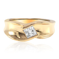 Gouden ring met een Diamant SI1 (G)