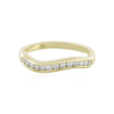 Gouden ring met Loepzuivere (F) Diamanten (LUCENT DIAMONDS)