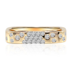Gouden ring met Diamanten SI1 (G)