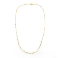 Gouden halsketting met Loepzuivere (F) Diamanten (LUCENT DIAMONDS)