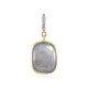 Gouden hanger met een Groene Minary Labradoriet