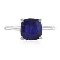 Gouden ring met een Madagaskar Blauwe Saffier