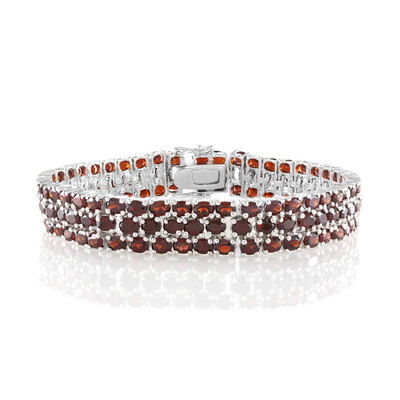 Zilveren armband met Mozambique granaten