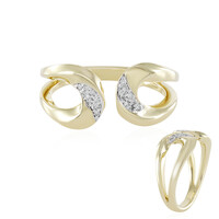 Gouden ring met I1 (I) Diamanten (de Melo)