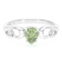 Zilveren ring met een Paraiba toermalijn