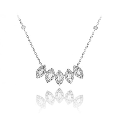 Gouden halsketting met SI2 (H) Diamanten (CIRARI)