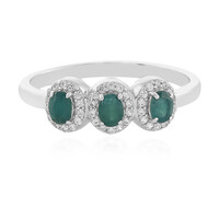 Zilveren ring met Grandidirieten