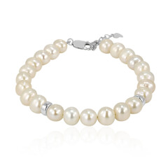 Zilveren armband met zoetwater kweekparels (TPC)