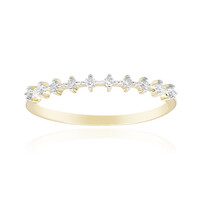 Gouden ring met Diamanten SI1 (G)