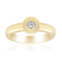 Zilveren ring met een Diamant SI1 (G)