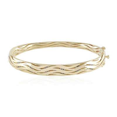 Gouden armband met I2 Champagne Diamanten (Ornaments by de Melo)