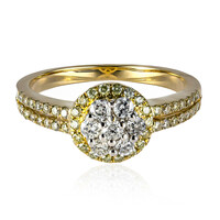 Gouden ring met SI1 (H) Diamanten (CIRARI)