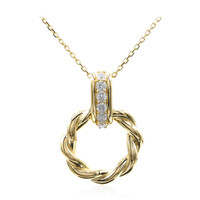 Gouden halsketting met I1 (H) Diamanten (CIRARI)