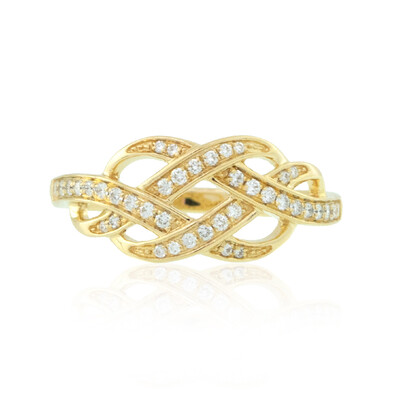 Gouden ring met Loepzuivere (F) Diamanten (LUCENT DIAMONDS)
