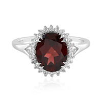 Zilveren ring met een Mozambique granaat