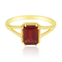 Gouden ring met een Rode Tibetaniet (Adela Gold)
