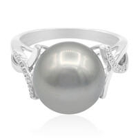 Gouden ring met een Tahiti parel (TPC)