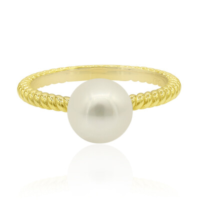 Zilveren ring met een zoetwater kweekparel (TPC)