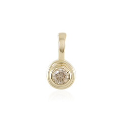 Gouden hanger met een I2 Champagne Diamant