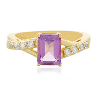 Zilveren ring met een lavendel amethist