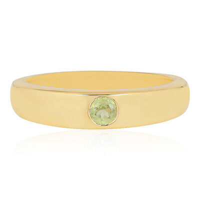 Zilveren ring met een peridoot