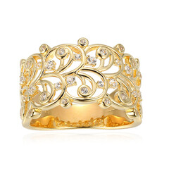 Zilveren ring met zirkonen