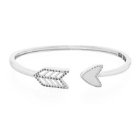 Zilveren armband met Champagne Diamanten
