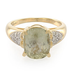 Gouden ring met een koper toermalijn (AMAYANI)