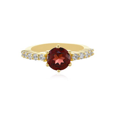 Zilveren ring met een Mozambique granaat