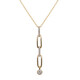 Gouden halsketting met een I1 (H) Diamant (CIRARI)
