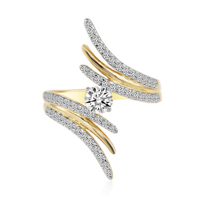 Gouden ring met een Diamant SI1 (G) (Annette)
