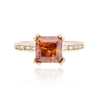 Gouden ring met een sfaleriet