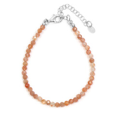 Zilveren armband met zonnestenen