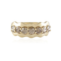 Gouden ring met I2 Champagne Diamanten (de Melo)