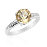 Zilveren ring met een Gouden Labradoriet