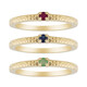 Zilveren ring met een robijn