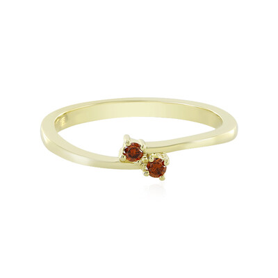 Gouden ring met I4 Rode Diamanten