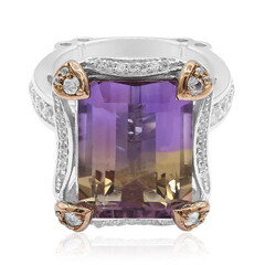 Zilveren ring met een ametrien (Dallas Prince Designs)