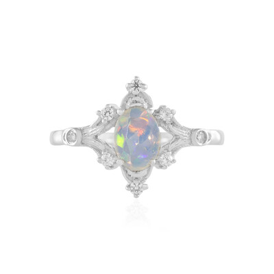 Zilveren ring met een Welo-opaal